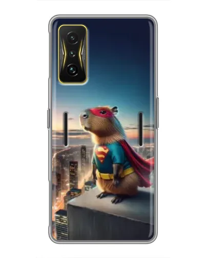 Чохол для Xiaomi POCO F4 GT з картинкою «Капі-мен супергерой»