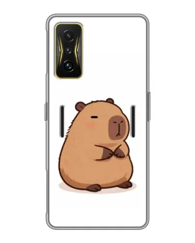 Чохол для Xiaomi POCO F4 GT з картинкою «Товстенька капібара»