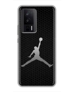 Чехол для Xiaomi POCO F5 Pro с картинкой «Jordan Dark Carbon»