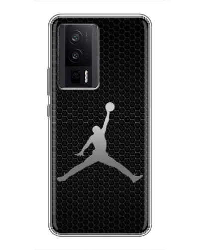 Чехол для Xiaomi POCO F5 Pro с картинкой «Jordan Dark Carbon»