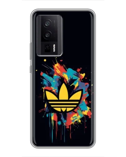 Чехол для Xiaomi POCO F5 Pro с картинкой «Adidas Splash»