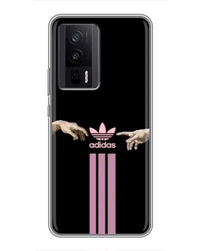 Чехол для Xiaomi POCO F5 Pro с картинкой «Adidas Hands»