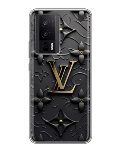 Чехол для Xiaomi POCO F5 Pro с картинкой «Кожаная текстура LV»