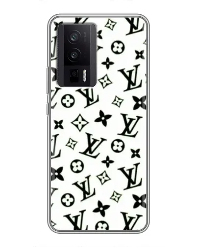 Чехол для Xiaomi POCO F5 Pro с картинкой «Монохромный хаос LV»