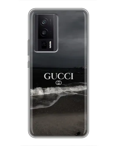 Чехол для Xiaomi POCO F5 Pro с картинкой «Gucci — морской прибой»