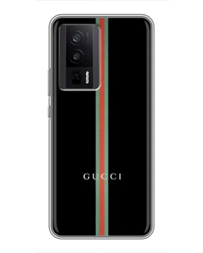 Чехол для Xiaomi POCO F5 Pro с картинкой «Gucci — строгая линия» Чехол для Xiaomi POCO F5 Pro с картинкой «Gucci — строгая линия»