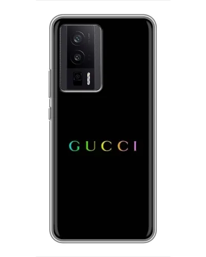 Чехол для Xiaomi POCO F5 Pro с картинкой «Gucci — неоновый минимализм» Чехол для Xiaomi POCO F5 Pro с картинкой «Gucci — неоновый минимализм»