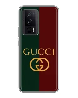 Чохол для Xiaomi POCO F5 Pro з картинкою «Gucci — темно-зелений градієнт»
