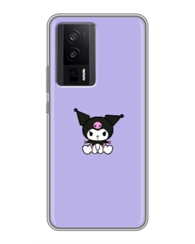 Чехол для Xiaomi POCO F5 Pro с картинкой «Kuromi — фиолетовый минимализм» Чехол для Xiaomi POCO F5 Pro с картинкой «Kuromi — фиолетовый минимализм»