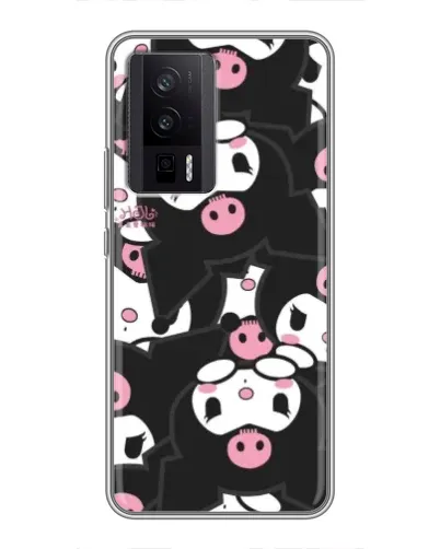 Чехол для Xiaomi POCO F5 Pro с картинкой «Паттерн голов Куроми» Чехол для Xiaomi POCO F5 Pro с картинкой «Паттерн голов Куроми»