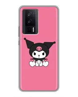 Чехол для Xiaomi POCO F5 Pro с картинкой «Хмурая Kuromi» Чехол для Xiaomi POCO F5 Pro с картинкой «Хмурая Kuromi»