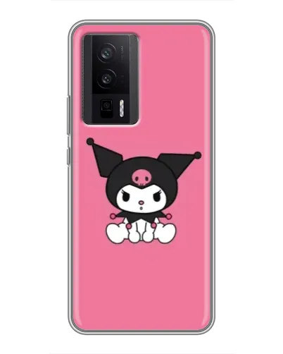 Чехол для Xiaomi POCO F5 Pro с картинкой «Хмурая Kuromi» Чехол для Xiaomi POCO F5 Pro с картинкой «Хмурая Kuromi»