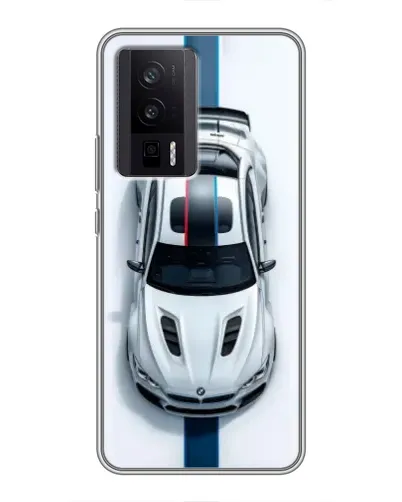 Чехол для Xiaomi POCO F5 Pro с картинкой «Вид сверху — BMW M»