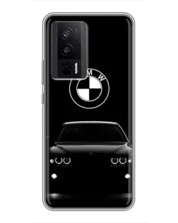 Чехол для Xiaomi POCO F5 Pro с картинкой «BMW — взгляд из темноты»