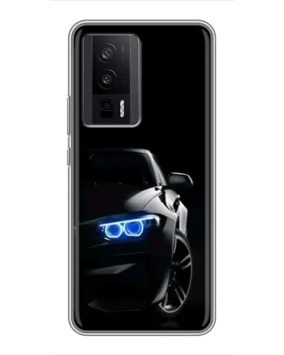 Чехол для Xiaomi POCO F5 Pro с картинкой «BMW — ночной взгляд» Чехол для Xiaomi POCO F5 Pro с картинкой «BMW — ночной взгляд»
