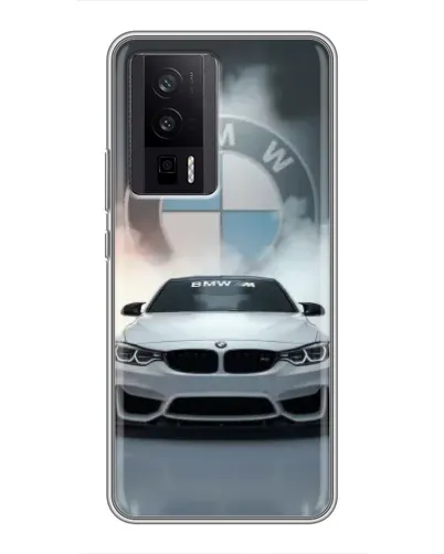 Чехол для Xiaomi POCO F5 Pro с картинкой «BMW в белом дыму» Чехол для Xiaomi POCO F5 Pro с картинкой «BMW в белом дыму»