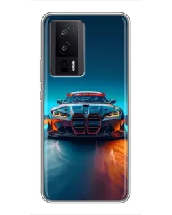 Чехол для Xiaomi POCO F5 Pro с картинкой «BMW — огни неона» Чехол для Xiaomi POCO F5 Pro с картинкой «BMW — огни неона»