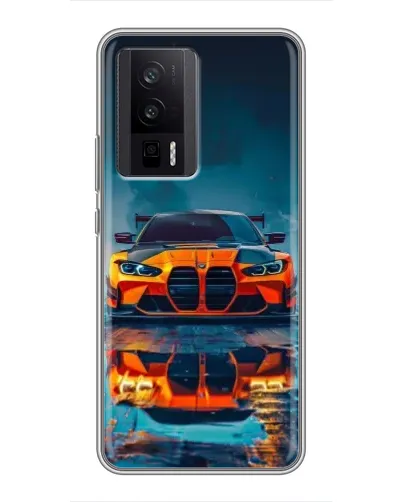 Чехол для Xiaomi POCO F5 Pro с картинкой «BMW — золотая эмблема» Чехол для Xiaomi POCO F5 Pro с картинкой «BMW — золотая эмблема»