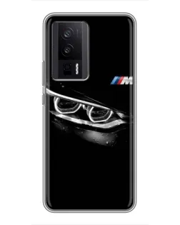 Чехол для Xiaomi POCO F5 Pro с картинкой «BMW — взгляд тигра» Чехол для Xiaomi POCO F5 Pro с картинкой «BMW — взгляд тигра»