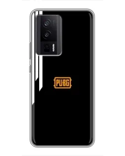 Чехол для Xiaomi POCO F5 Pro с картинкой «PUBG — вертикальные линии»