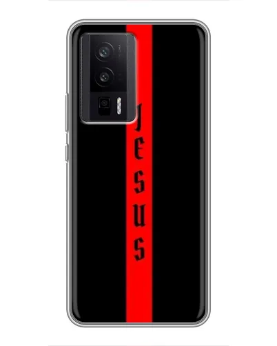 Чехол для Xiaomi POCO F5 Pro с картинкой «Красная линия веры»