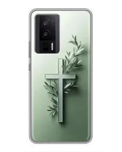 Чехол для Xiaomi POCO F5 Pro с картинкой «Оливковая ветвь» Чехол для Xiaomi POCO F5 Pro с картинкой «Оливковая ветвь»