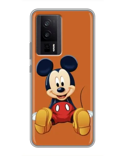 Чехол для Xiaomi POCO F5 Pro с картинкой «Микки отдыхает»