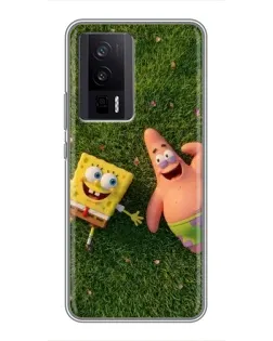 Чохол для Xiaomi POCO F5 Pro з картинкою «Друзі на галявині»