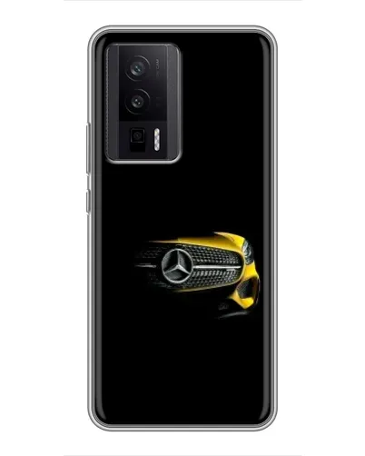 Чехол для Xiaomi POCO F5 Pro с картинкой «Mercedes — ретро стиль»