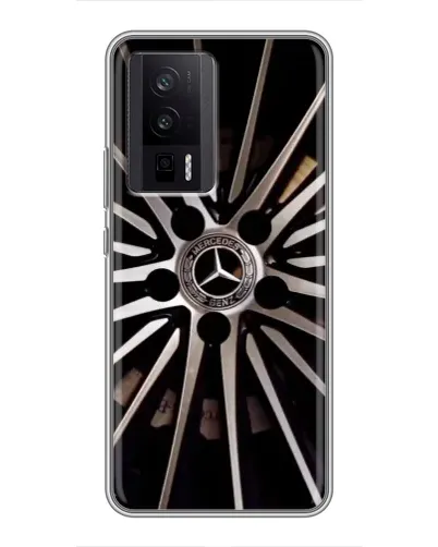 Чехол для Xiaomi POCO F5 Pro с картинкой «Диск Mercedes»