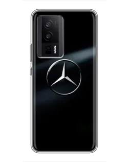 Чехол для Xiaomi POCO F5 Pro с картинкой «Mercedes на металле» Чехол для Xiaomi POCO F5 Pro с картинкой «Mercedes на металле»