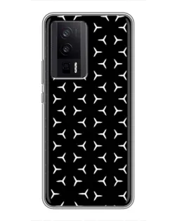 Чехол для Xiaomi POCO F5 Pro с картинкой «Mercedes паттерн звезд» Чехол для Xiaomi POCO F5 Pro с картинкой «Mercedes паттерн звезд»