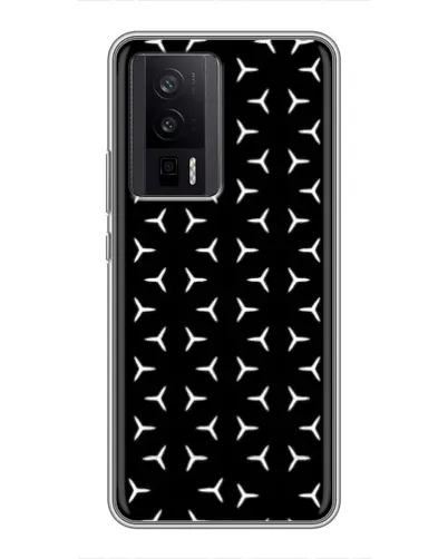Чехол для Xiaomi POCO F5 Pro с картинкой «Mercedes паттерн звезд» Чехол для Xiaomi POCO F5 Pro с картинкой «Mercedes паттерн звезд»