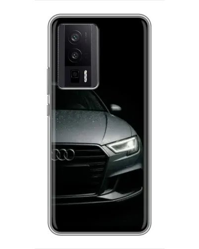 Чехол для Xiaomi POCO F5 Pro с картинкой «Audi — детализация кузова»