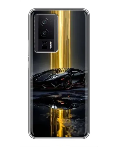 Чехол для Xiaomi POCO F5 Pro с картинкой «Ночной Lamborghini драйв» Чехол для Xiaomi POCO F5 Pro с картинкой «Ночной Lamborghini драйв»
