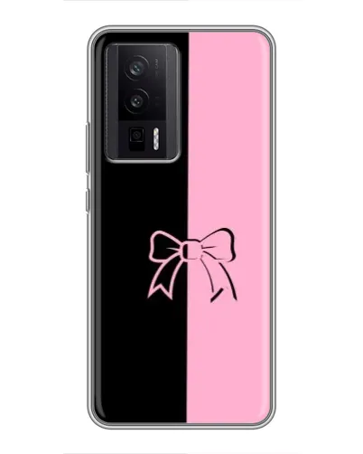 Чехол для Xiaomi POCO F5 Pro с картинкой «Половинки банта» Чехол для Xiaomi POCO F5 Pro с картинкой «Половинки банта»