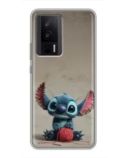 Чехол для Xiaomi POCO F5 Pro с картинкой «Стич на коричневом фоне» Чехол для Xiaomi POCO F5 Pro с картинкой «Стич на коричневом фоне»