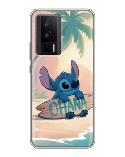 Чехол для Xiaomi POCO F5 Pro с картинкой «Стич на серфе» Чехол для Xiaomi POCO F5 Pro с картинкой «Стич на серфе»