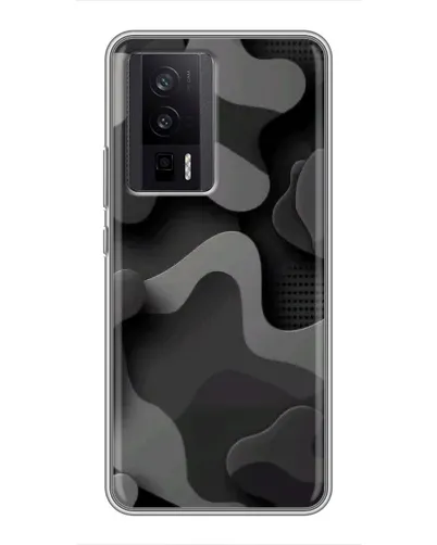 Чехол для Xiaomi POCO F5 Pro с картинкой «Темный абстрактный камуфляж» Чехол для Xiaomi POCO F5 Pro с картинкой «Темный абстрактный камуфляж»