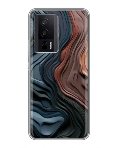 Чехол для Xiaomi POCO F5 Pro с картинкой «Цветные волны каньона» Чехол для Xiaomi POCO F5 Pro с картинкой «Цветные волны каньона»