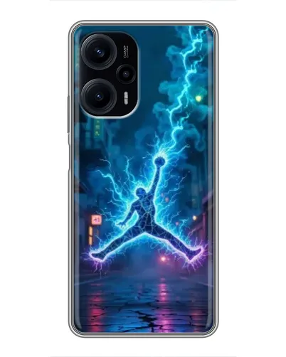 Чехол для Xiaomi POCO F5 с картинкой «Jordan Gold Jumpman» Чехол для Xiaomi POCO F5 с картинкой «Jordan Gold Jumpman»