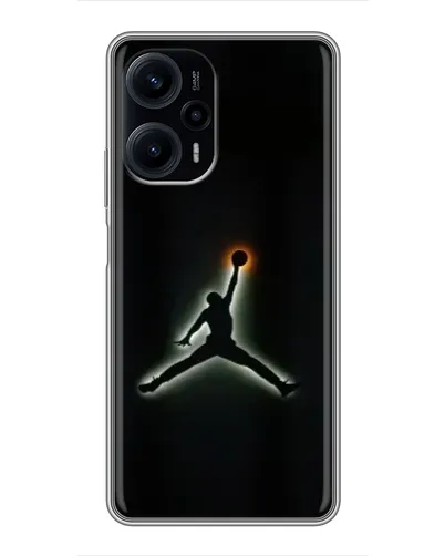Чехол для Xiaomi POCO F5 с картинкой «Jordan Gradient Logo» Чехол для Xiaomi POCO F5 с картинкой «Jordan Gradient Logo»