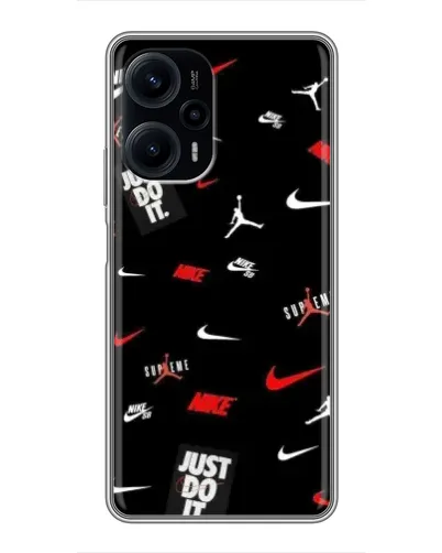 Чехол для Xiaomi POCO F5 с картинкой «Nike Mix Pattern» Чехол для Xiaomi POCO F5 с картинкой «Nike Mix Pattern»