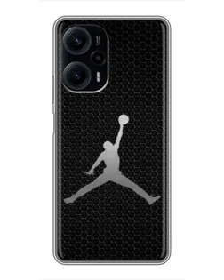 Чехол для Xiaomi POCO F5 с картинкой «Jordan Dark Carbon»