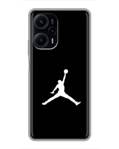 Чехол для Xiaomi POCO F5 с картинкой «Jordan Silhouette» Чехол для Xiaomi POCO F5 с картинкой «Jordan Silhouette»