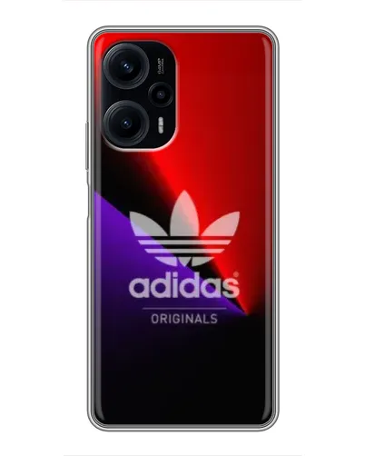 Чехол для Xiaomi POCO F5 с картинкой «Adidas Red Neon» Чехол для Xiaomi POCO F5 с картинкой «Adidas Red Neon»