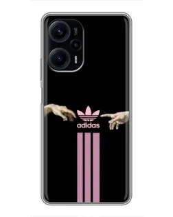 Чехол для Xiaomi POCO F5 с картинкой «Adidas Hands»
