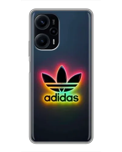 Чехол для Xiaomi POCO F5 с картинкой «Неоновый Adidas» Чехол для Xiaomi POCO F5 с картинкой «Неоновый Adidas»