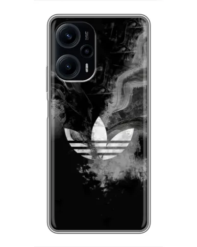 Чехол для Xiaomi POCO F5 с картинкой «Абстрактный дым Adidas» Чехол для Xiaomi POCO F5 с картинкой «Абстрактный дым Adidas»
