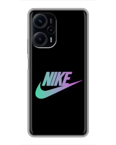 Чехол для Xiaomi POCO F5 с картинкой «Nike — городская ночь»